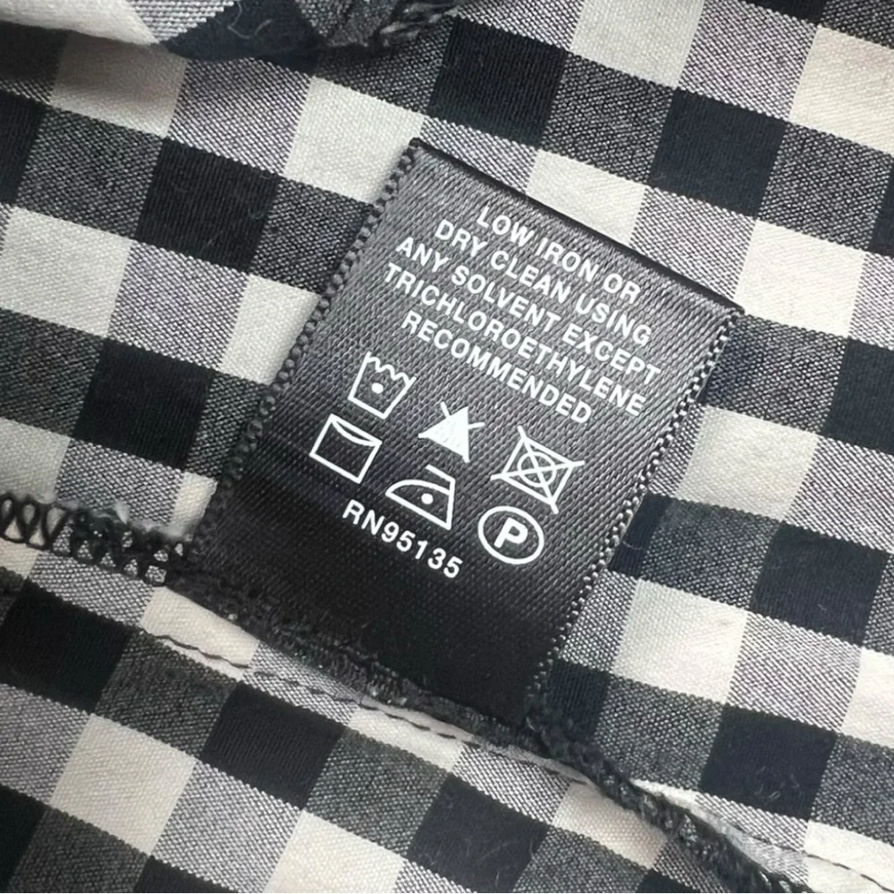 Lafayette 148 Women's Leigh Gingham Plaid Button Down Top In Size 6 - Picture 4 of 9
